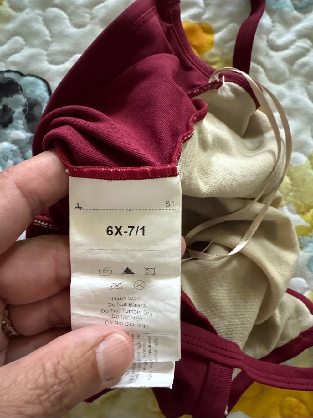 Girls Burgundy Dance Leotard